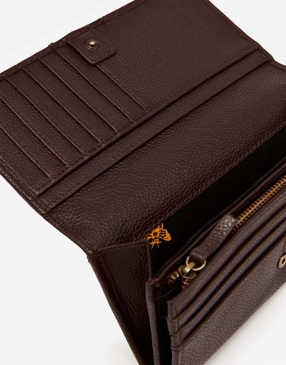 Joules Tally Envelope Leather Purse