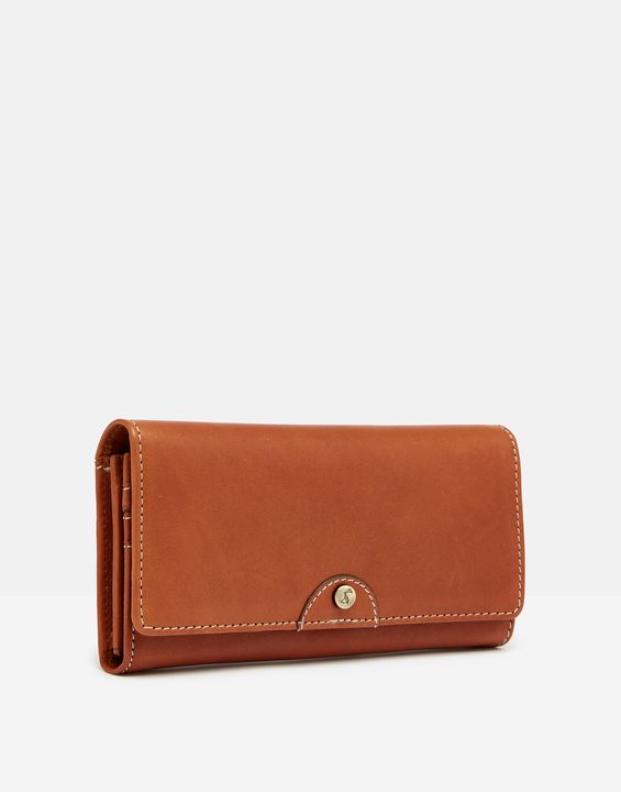 Joules Tally Luxe Envelope Leather Purse