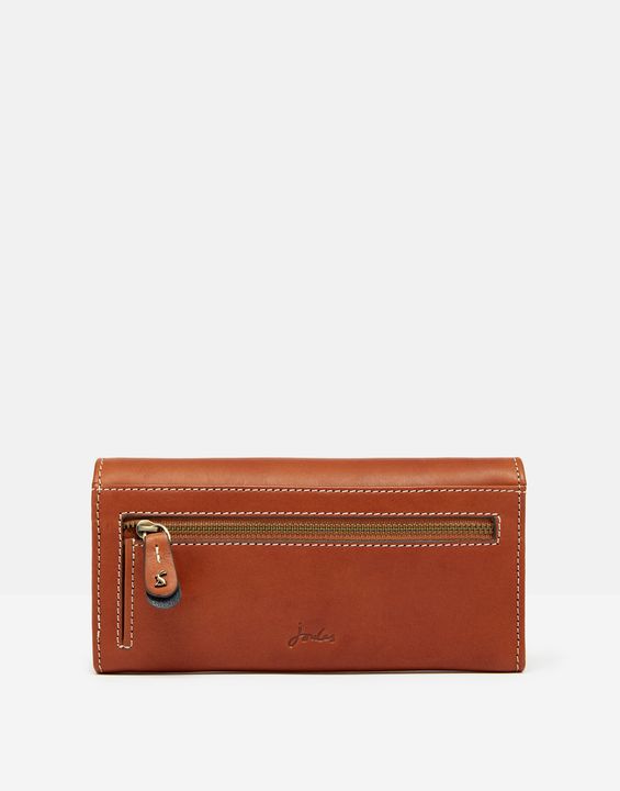 Joules Tally Luxe Envelope Leather Purse