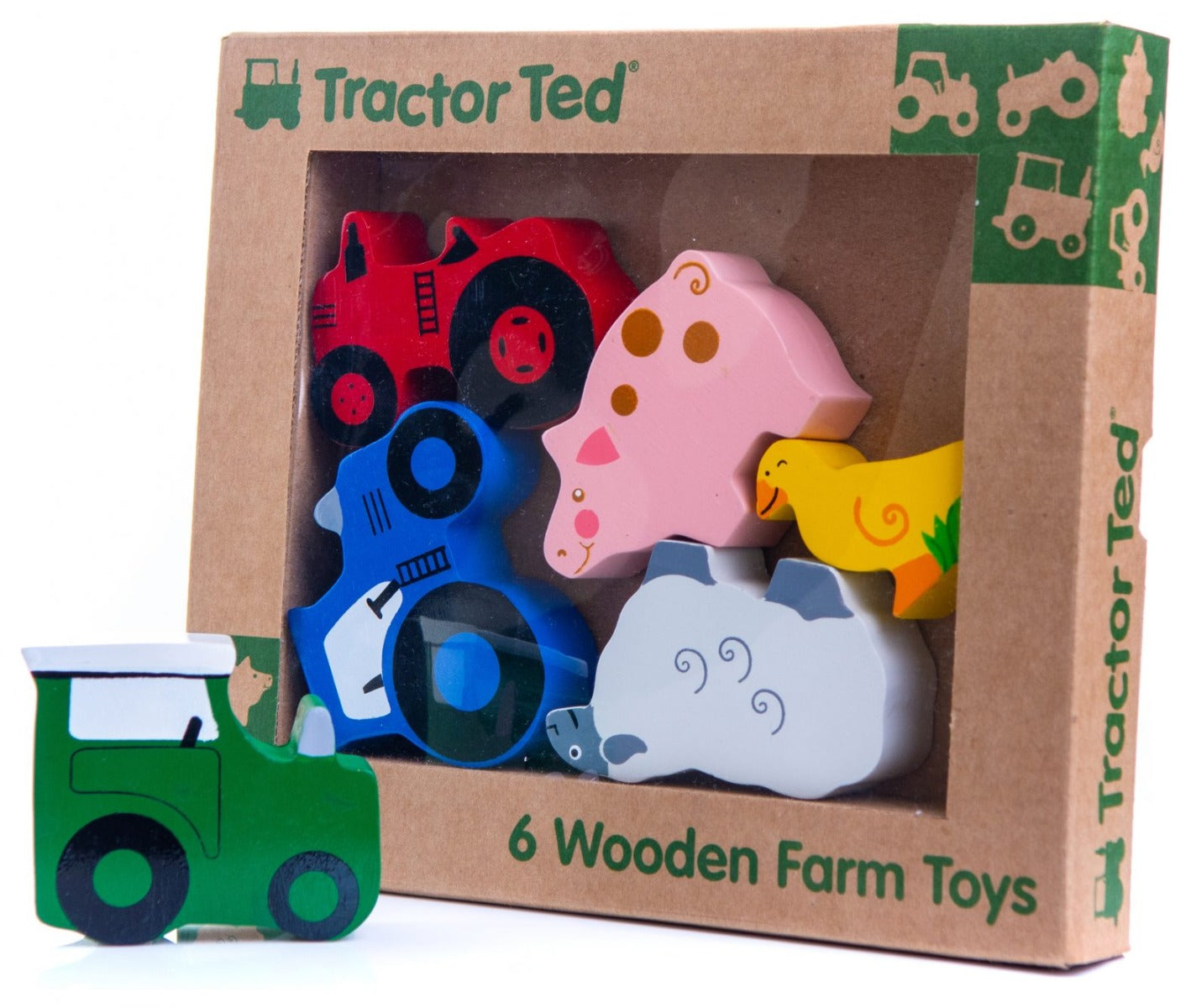Tractor Ted Wooden Farm Toys