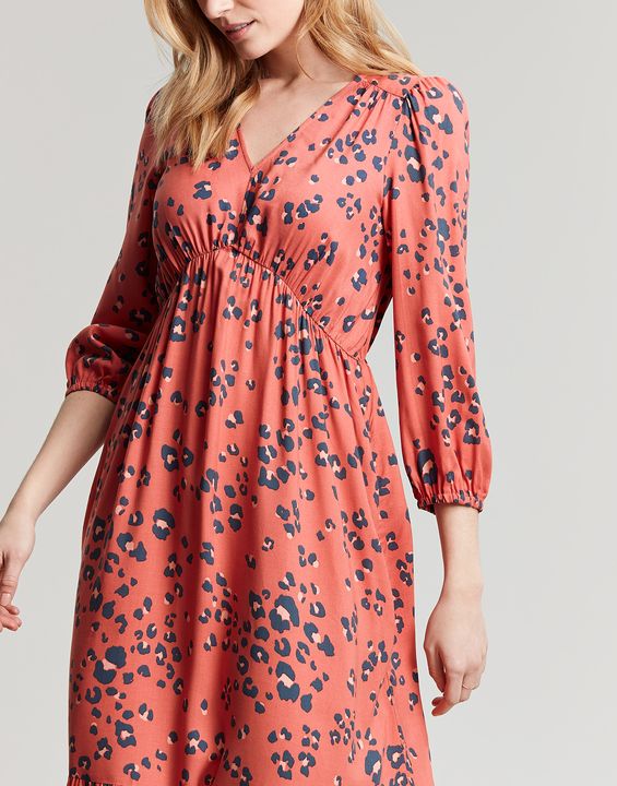 Joules Sienna V Neck Tiered Dress