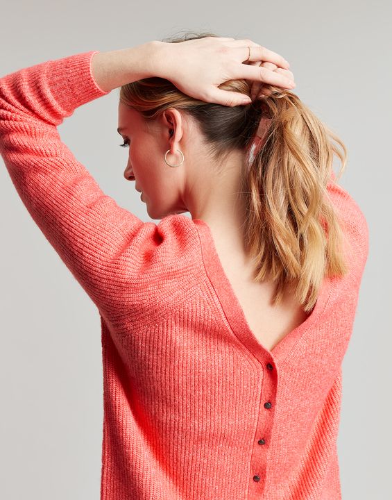 Joules Rosy Reversible Cardigan