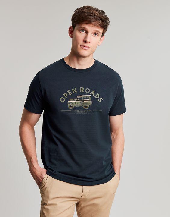 Joules Flynn Graphic T-Shirt - French Navy