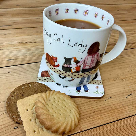 Alex Clark Crazy Cat Lady Mug