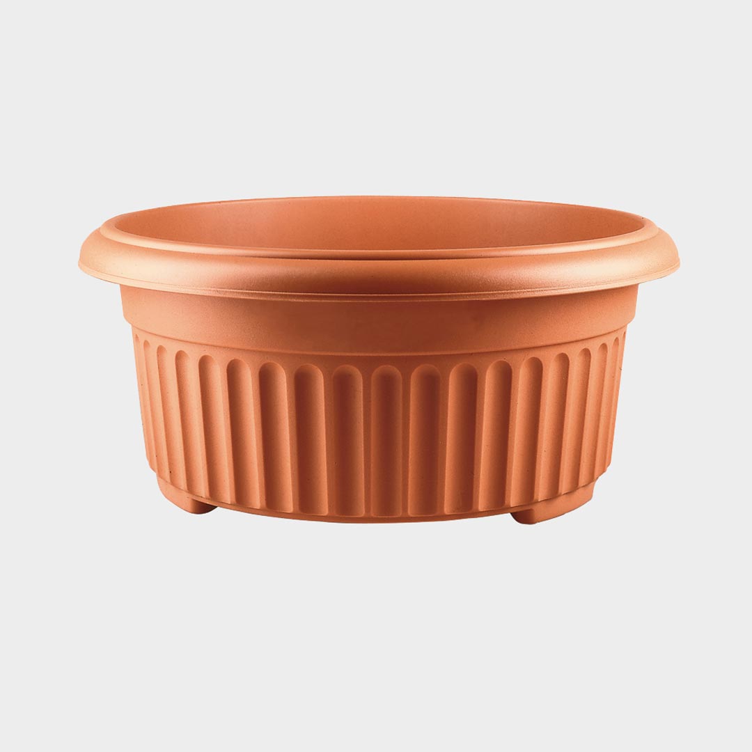 Stewart Corinthian Low Planter Terracotta 45 x 20cm