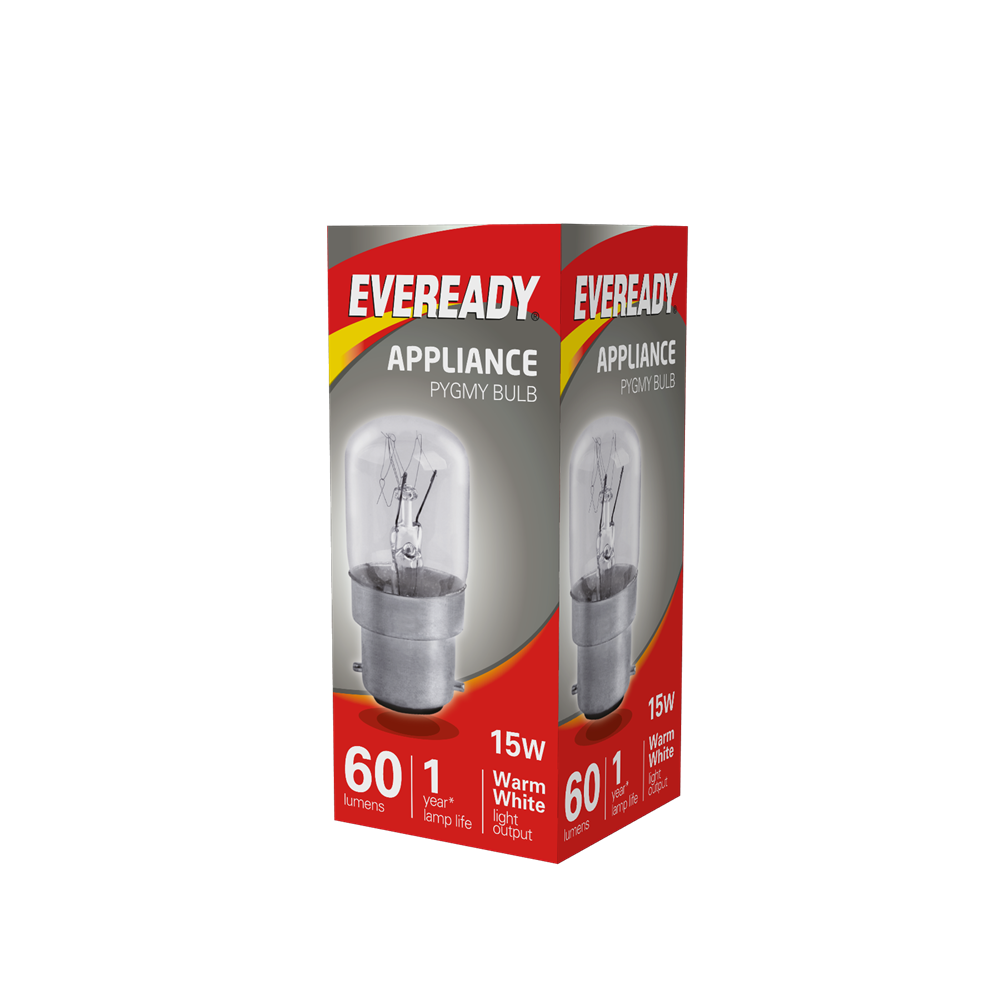 Eveready S1053 Pygmy 15W 220-240V B22 (BC) Clear