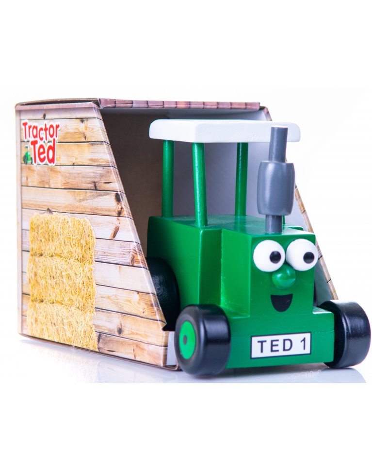 Tractor Ted Wooden Toy in Box