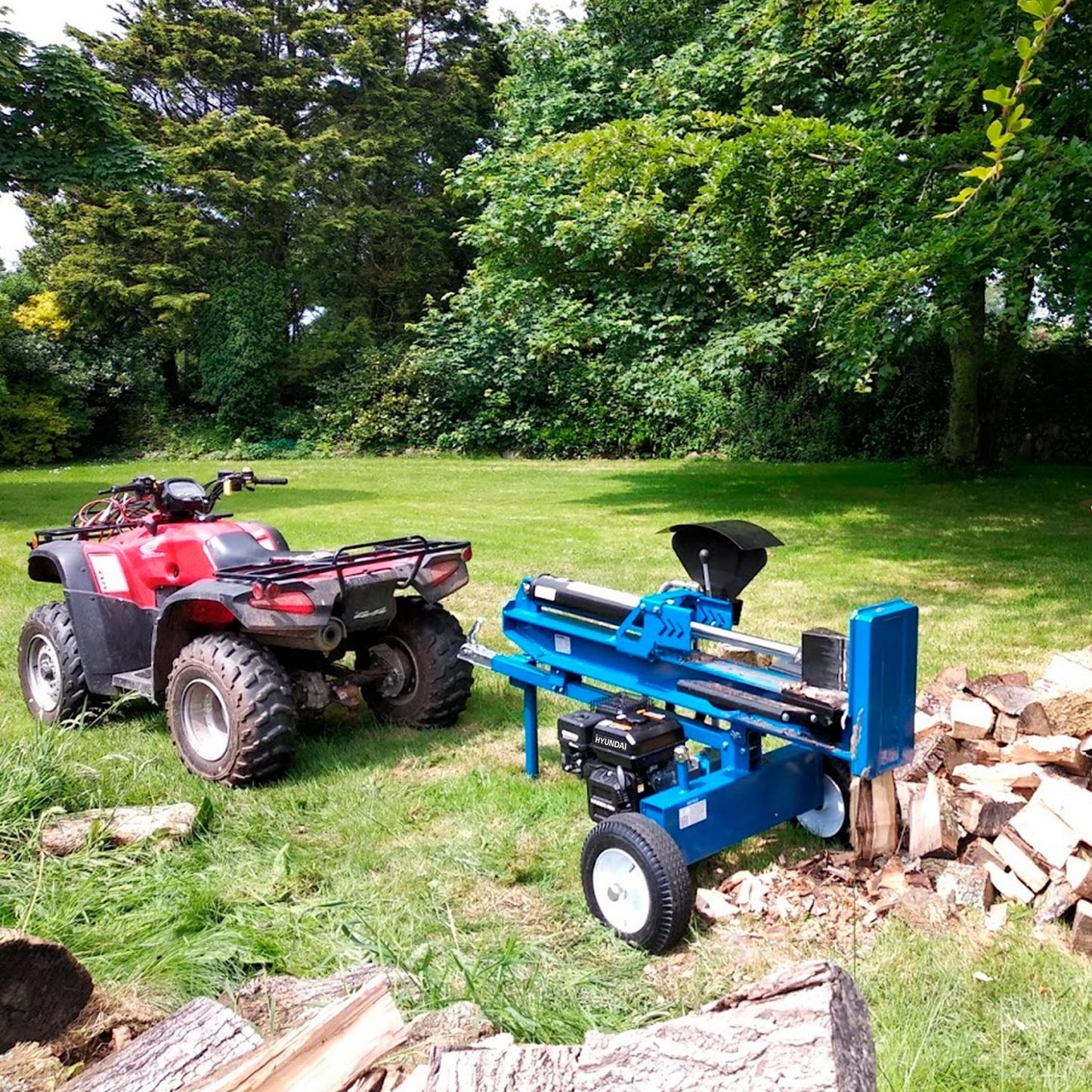 Hyundai HYLS25000T 25 Tonne Horizontal & Vertical Log Splitter