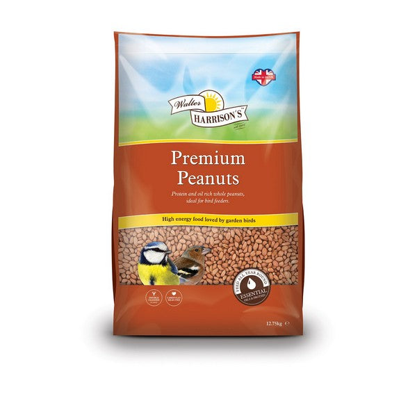 Walter Harrison's Premium Peanuts Bird Feed 12.75kg