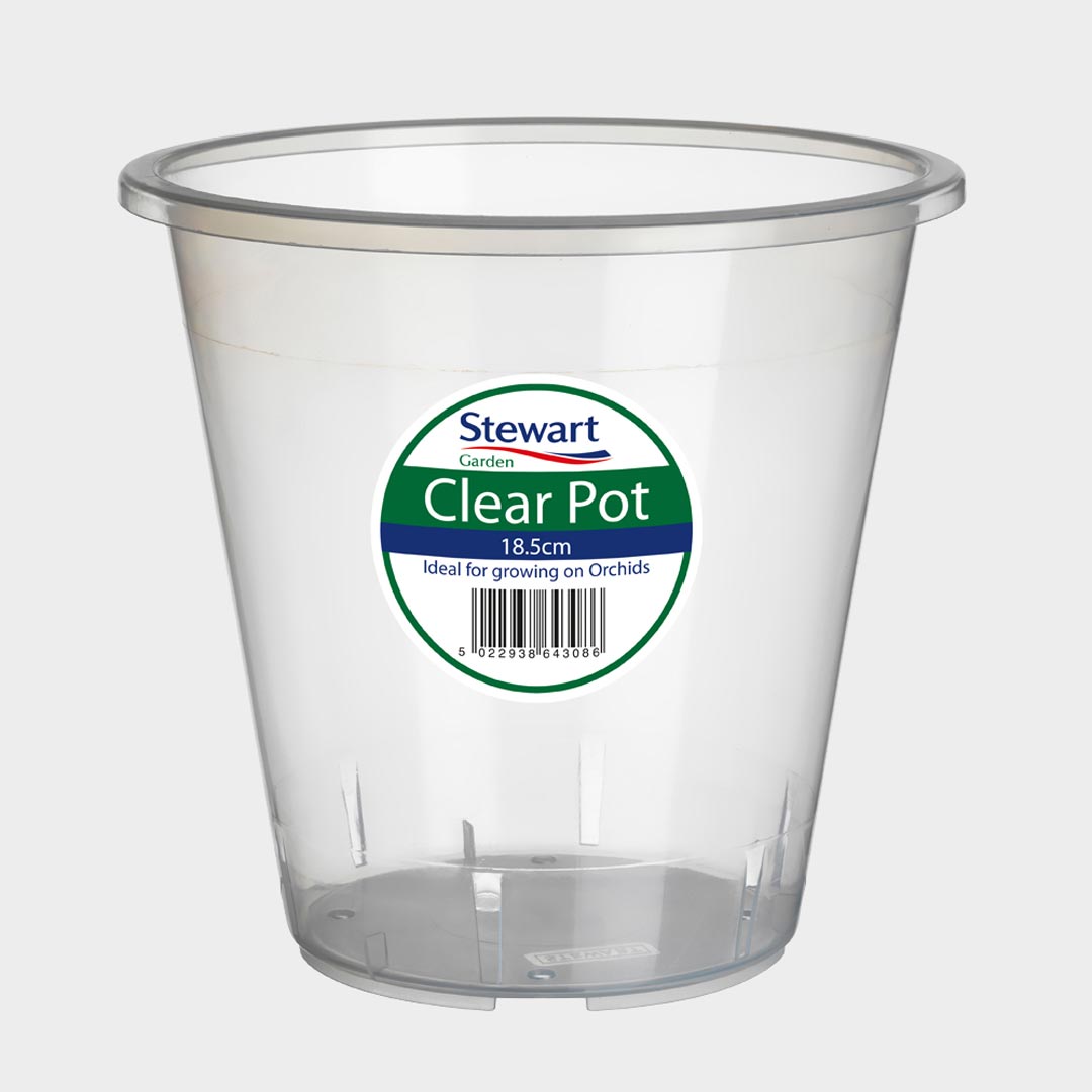 Stewart Clear Pot 18.5cm