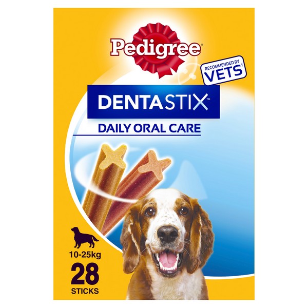 Pedigree Dentastix Fresh Daily Dental Chews Medium Dog 28 Sticks