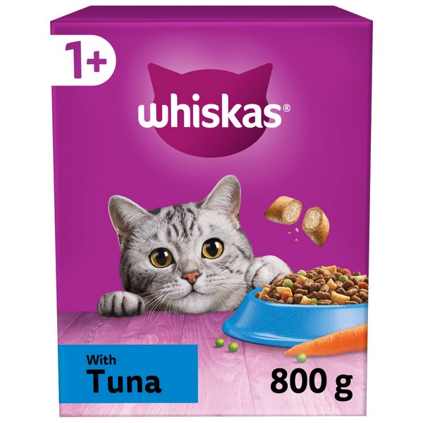 Whiskas 1+ Cat Complete Dry Food 800g
