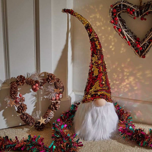Three Kings GlamGonk Red/Gold Large