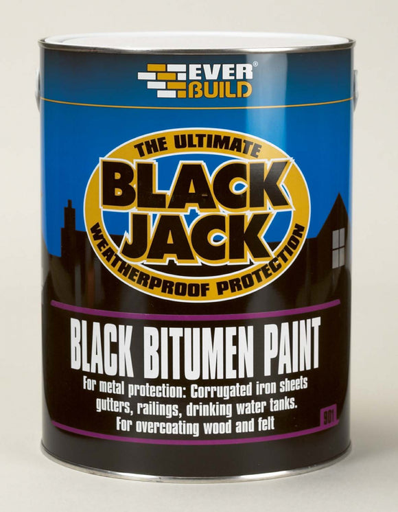 Everbuild Bitumen Waterproofing Paint Black 25L