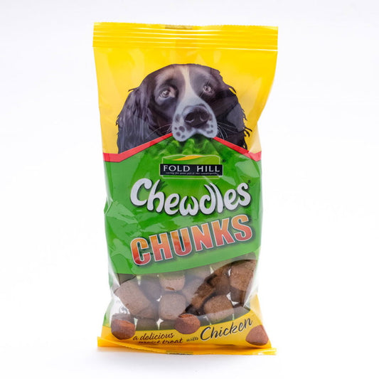 Fold Hill Chewdles Chunks Chicken Moist Dog Treat 180g