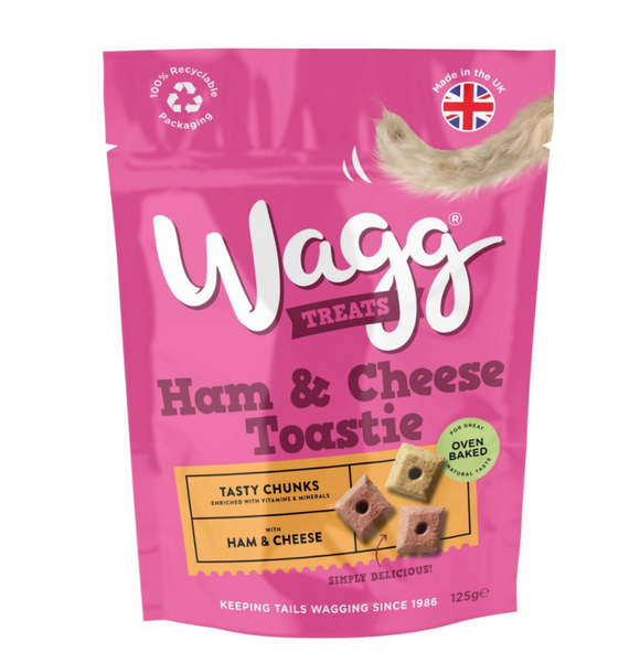 Wagg Ham & Cheese Toastie Treats 125g
