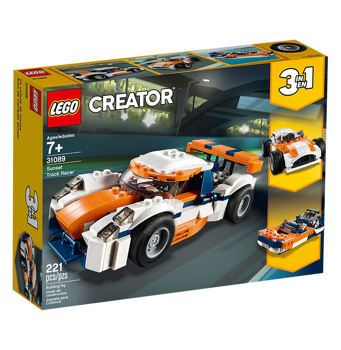 LEGO Creator Sunset Track Racer 31089