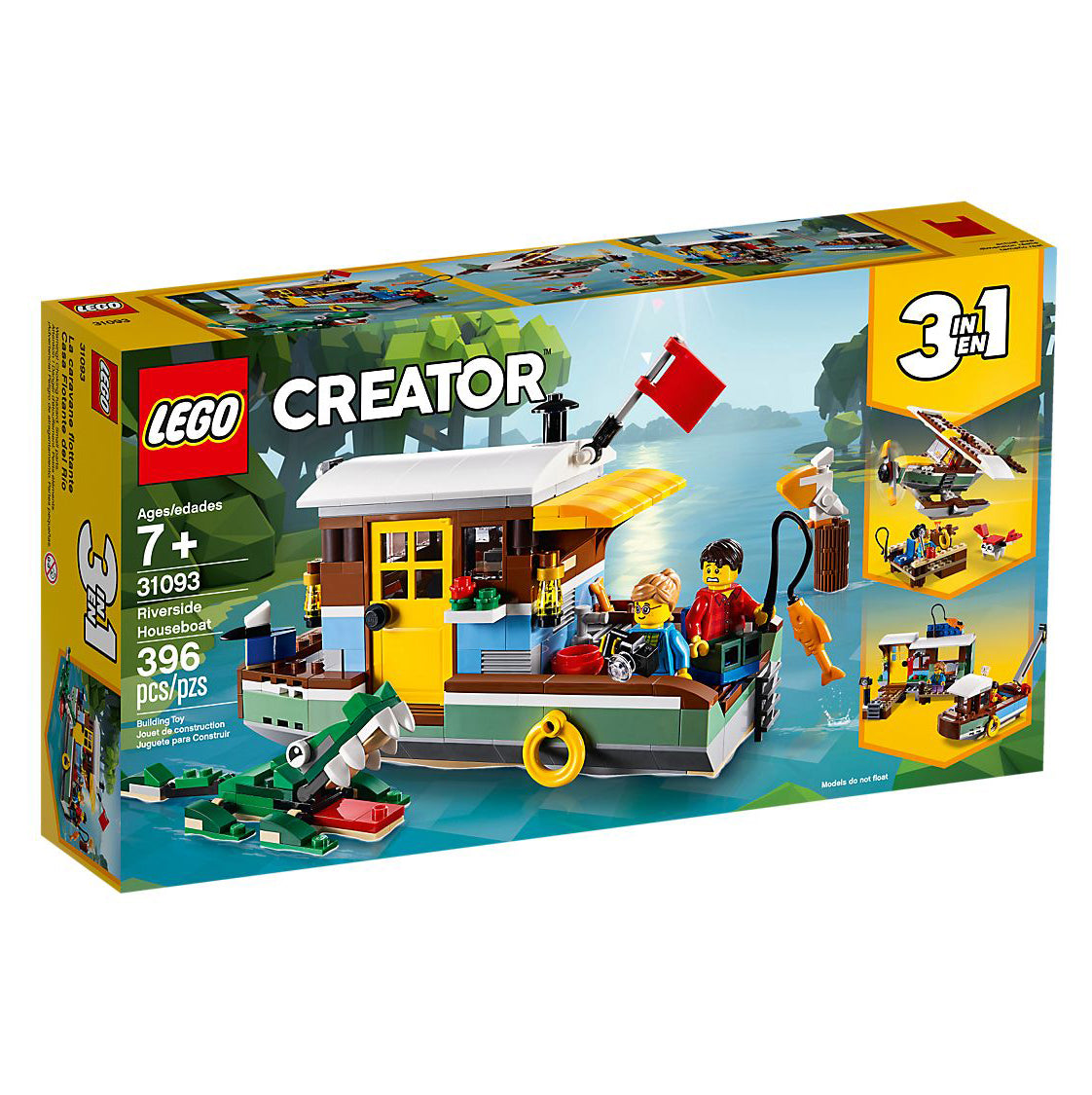 LEGO Creator Riverside Houseboat 31093