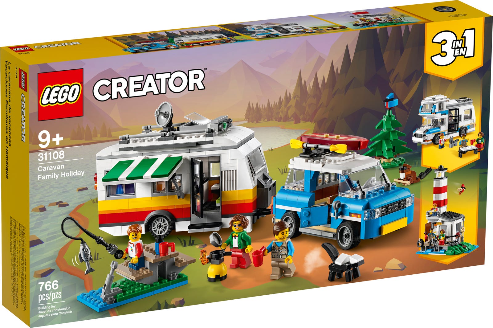 Lego Creator Caravan Family Holiday 31108