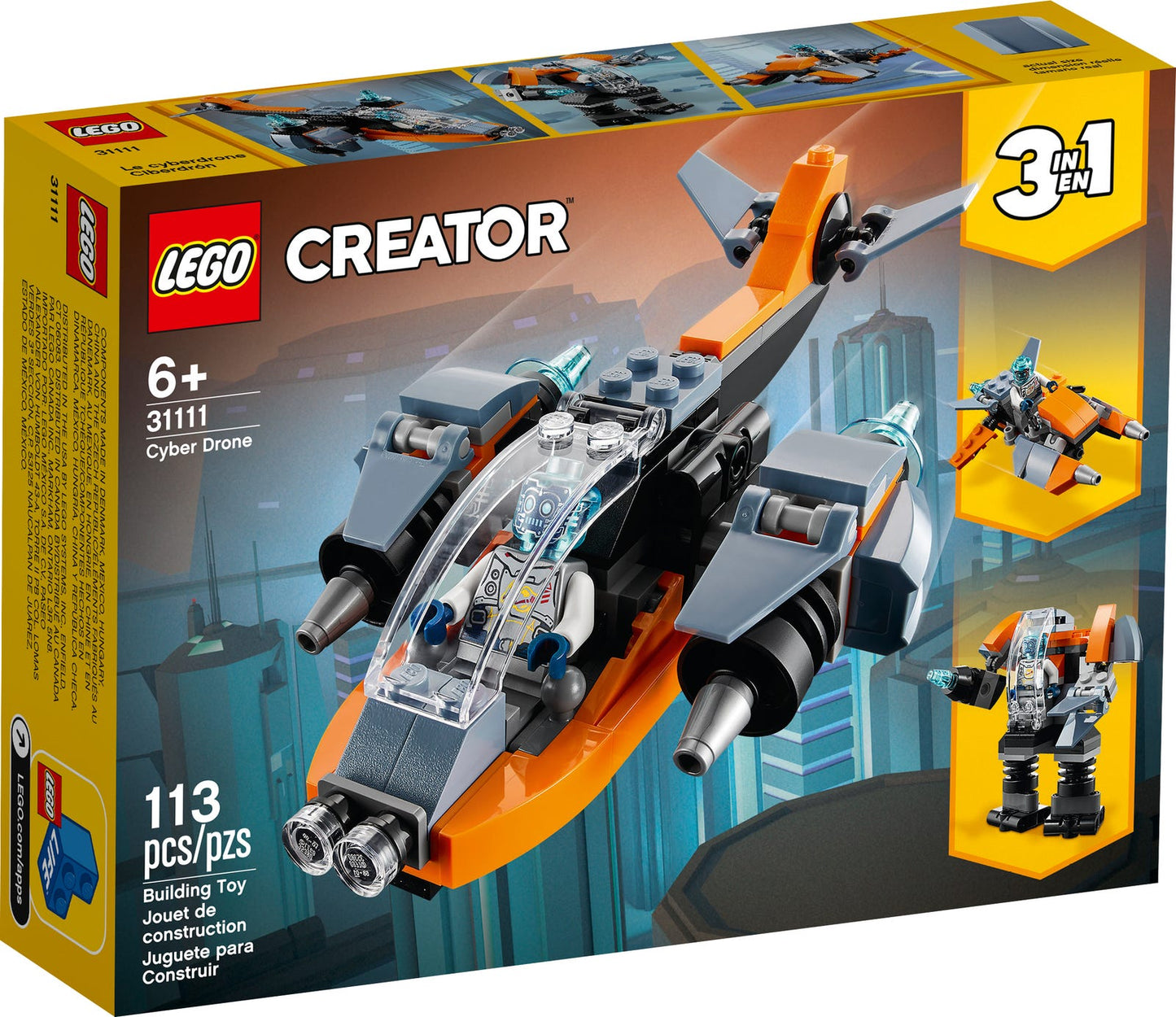 LEGO Creator Cyber Drone 31111