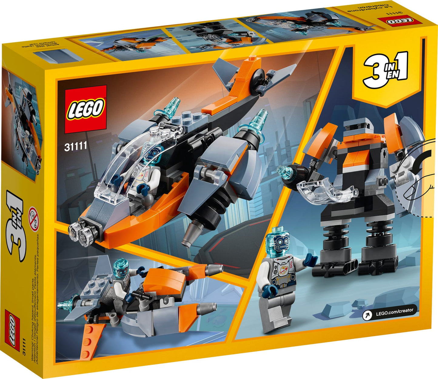 LEGO Creator Cyber Drone 31111