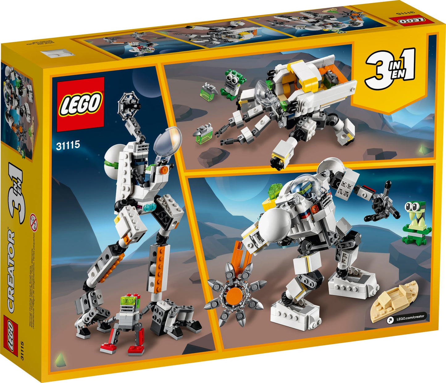 Lego Creator Space Mining Mech 31115