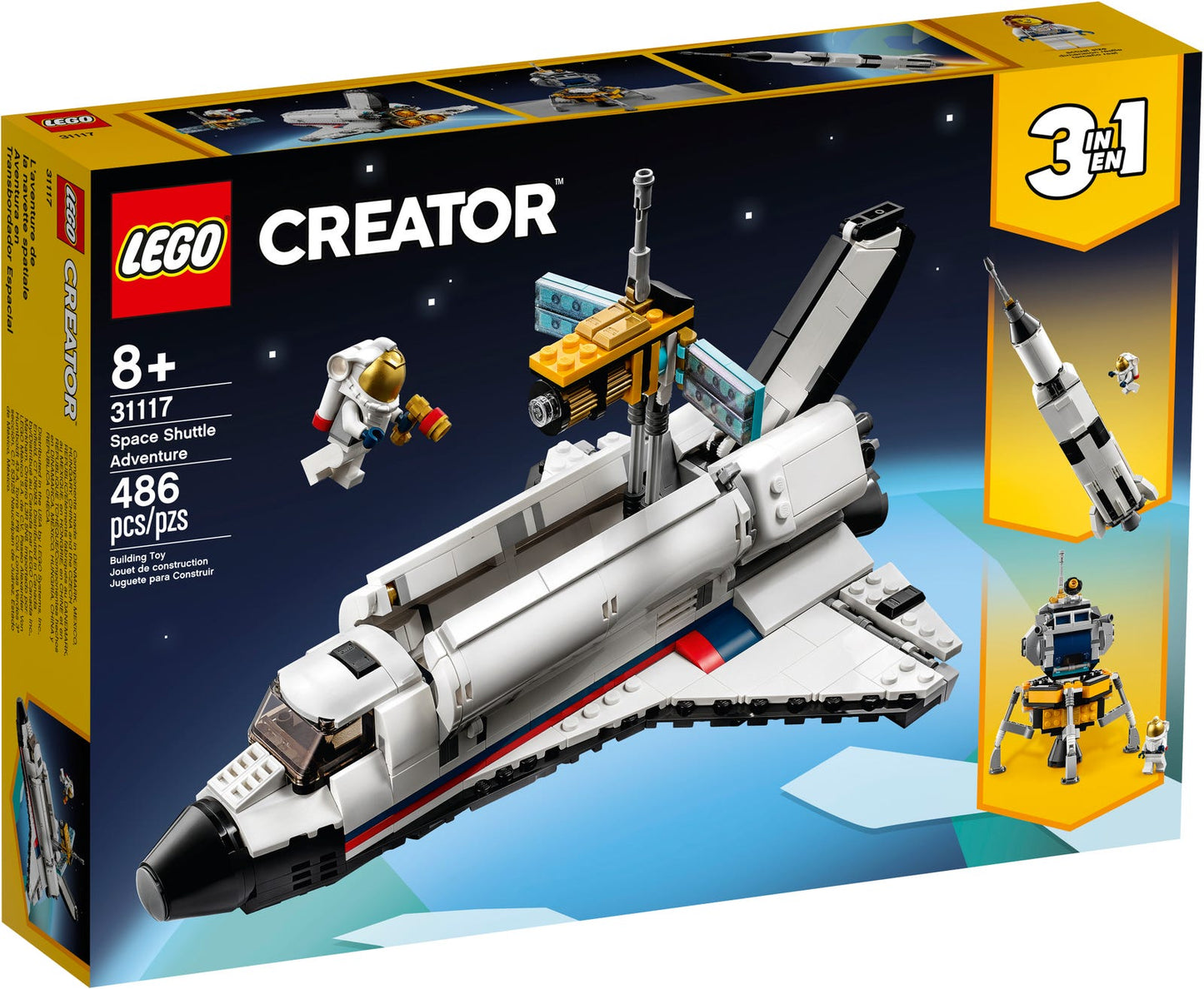 Lego Creator Space Shuttle Adventure 31117