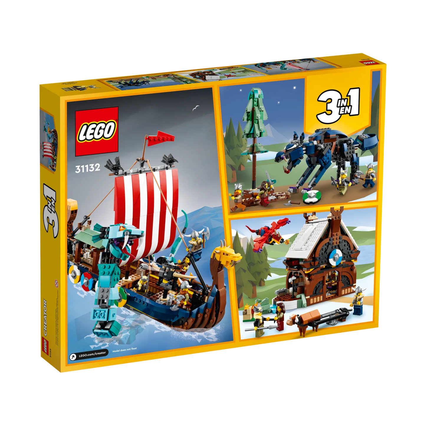 Lego Creator Viking Ship & Midgard Serpent
