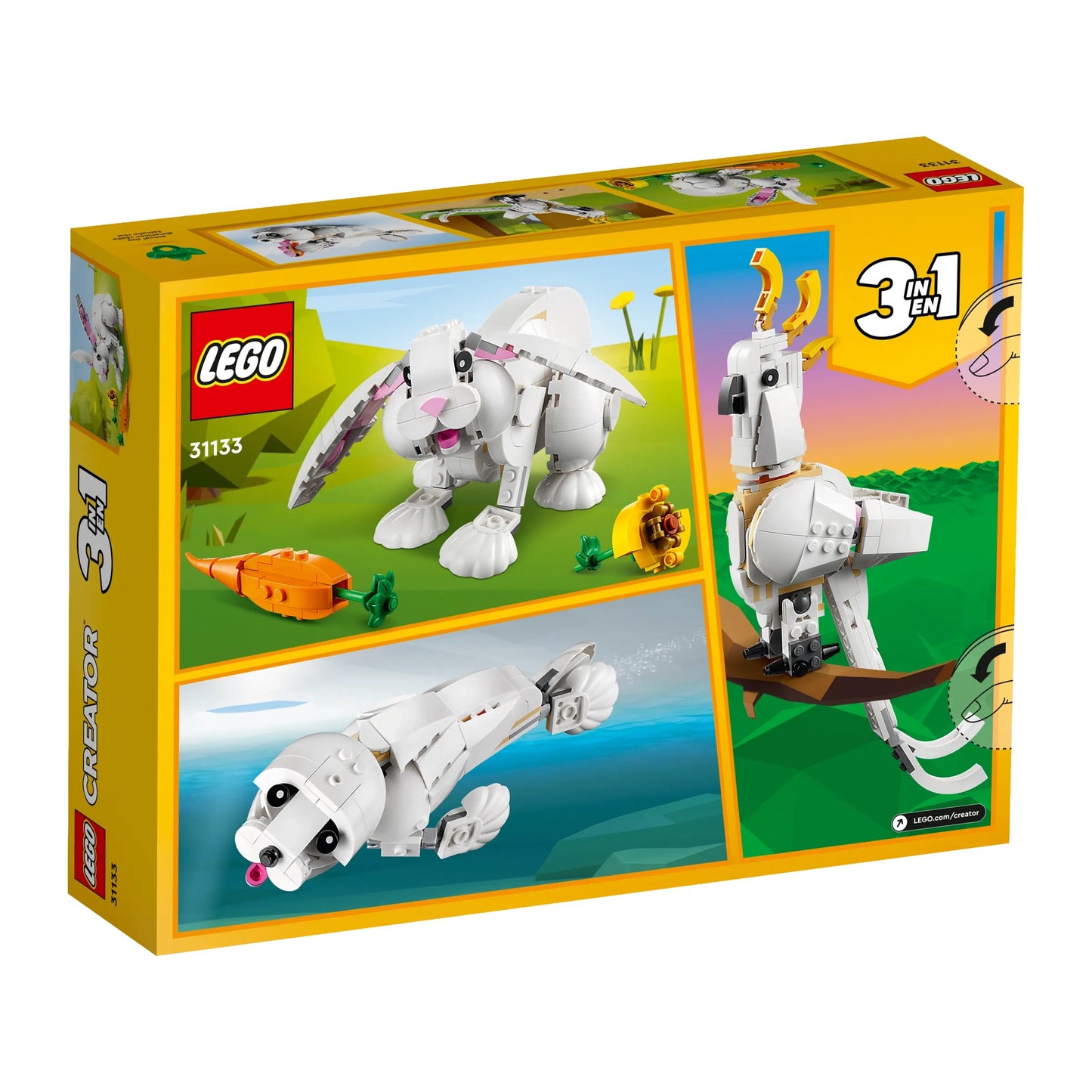 Lego Creator 3-in-1 White Rabbit 31133