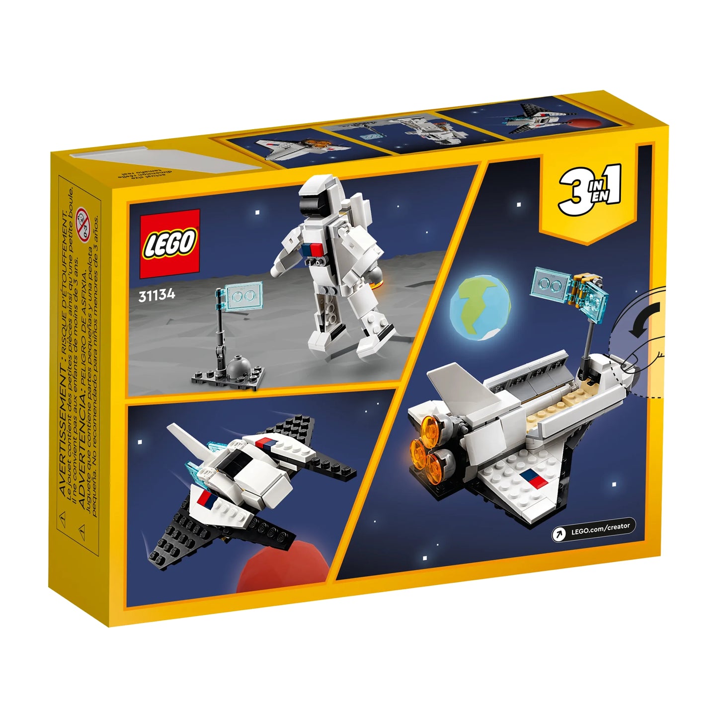 Lego Creator 3-in-1 Space Shuttle 31134