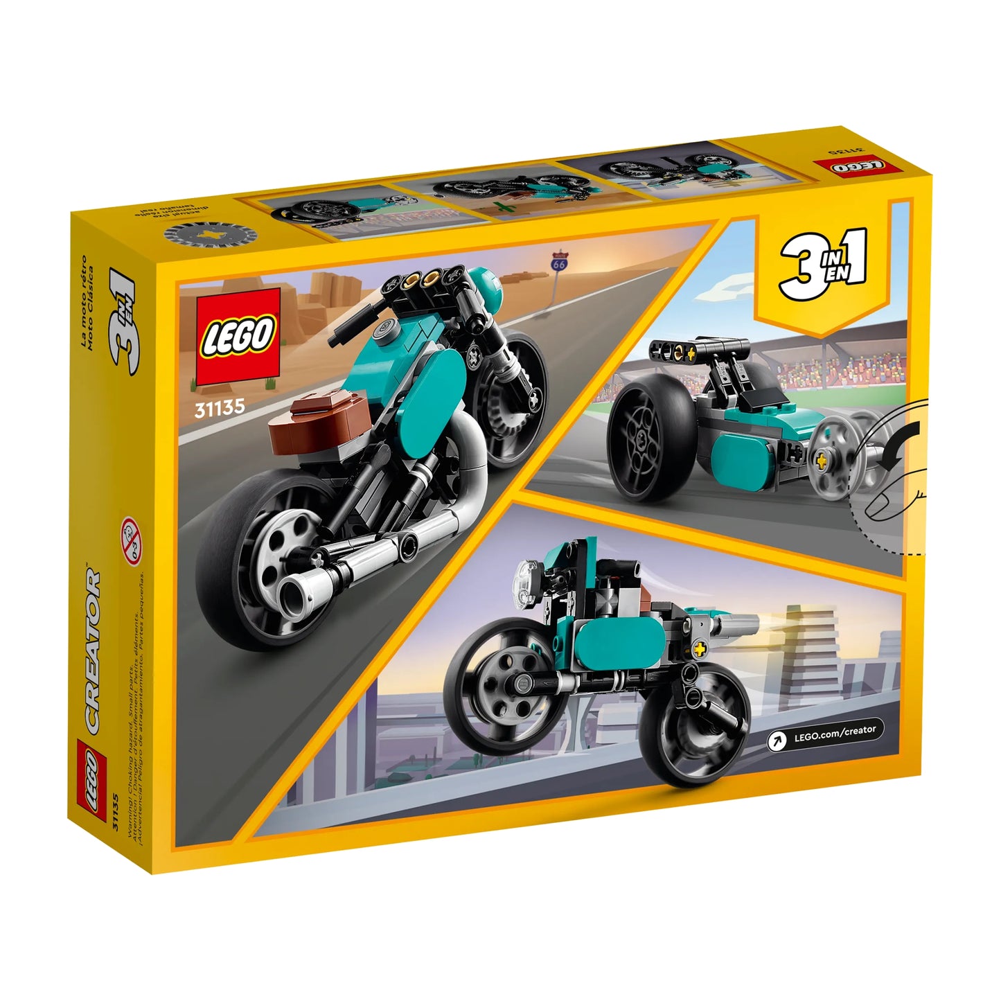 Lego Creator 3-in-1 Vintage Motorcycle 31135