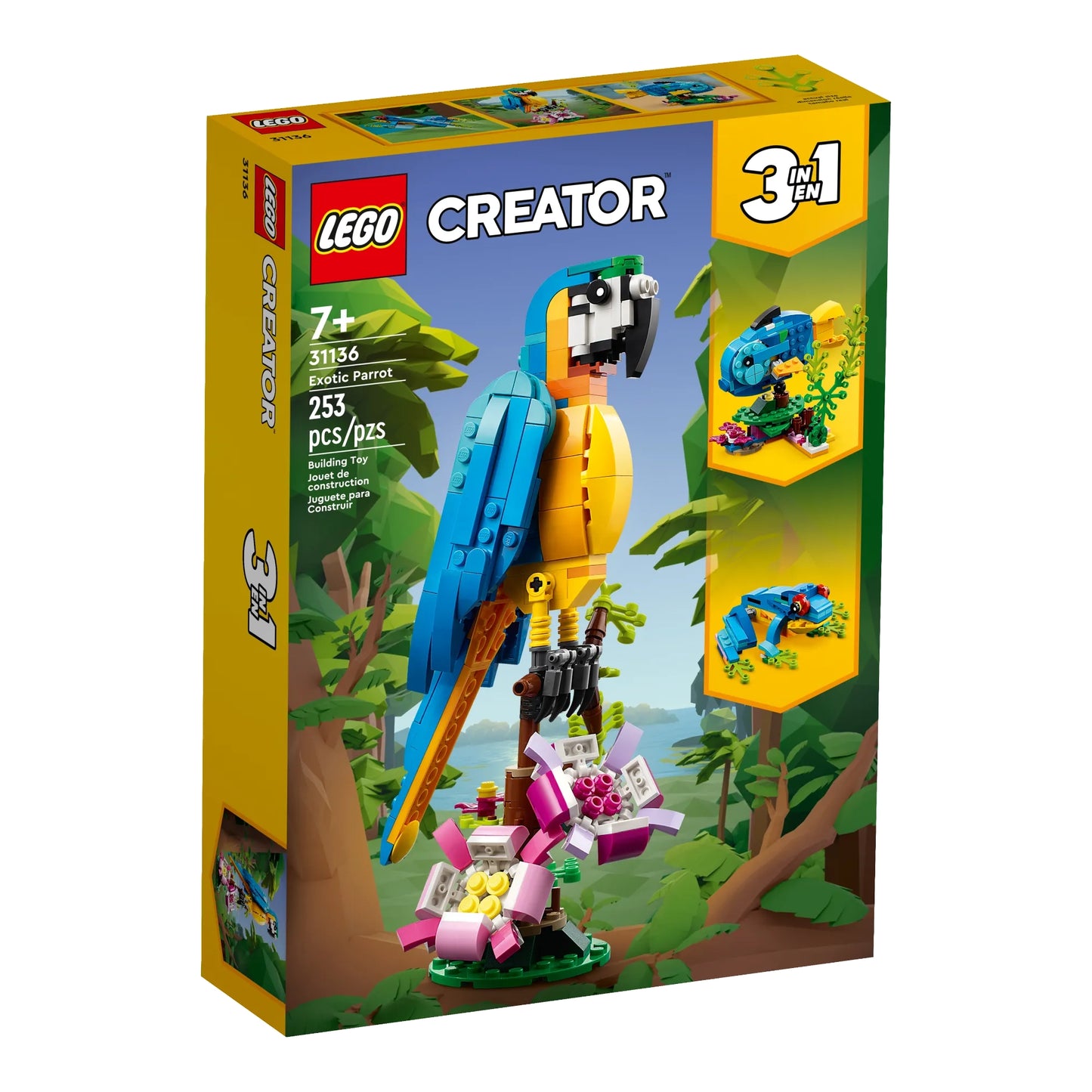 Lego Creator 3-in-1 Exotic Parrot 31136