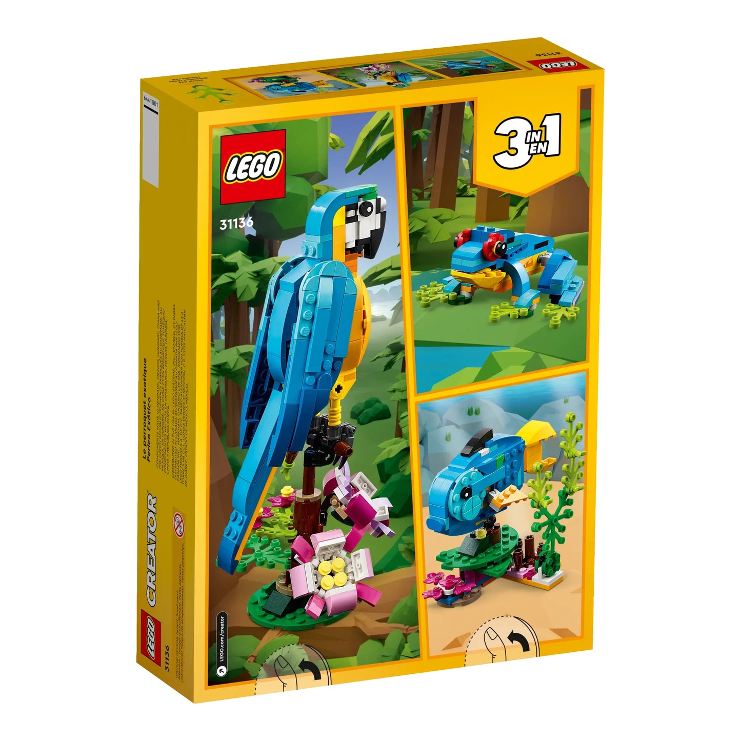 Lego Creator 3-in-1 Exotic Parrot 31136