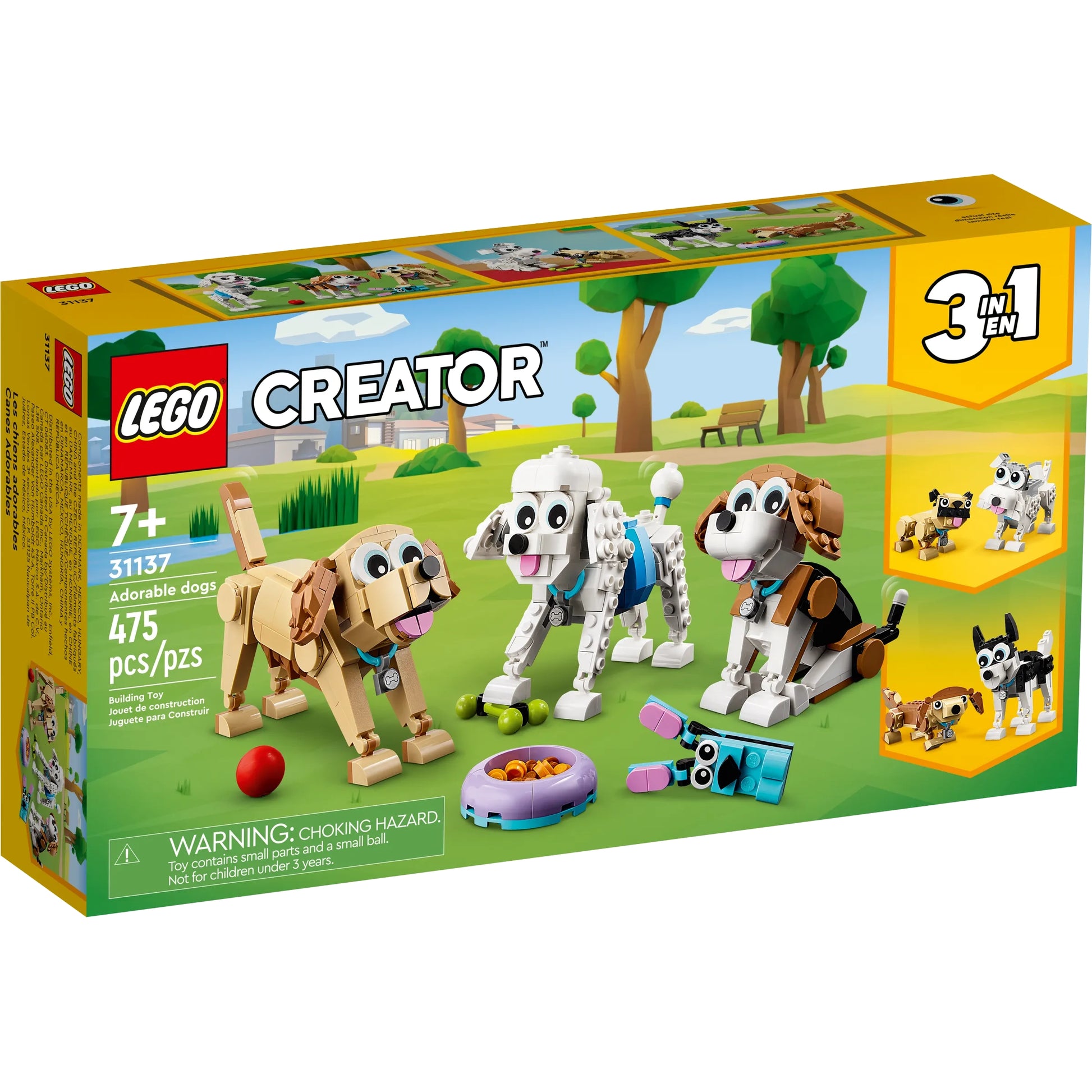 Lego Creator 3-in-1 Adorable Dogs 31137