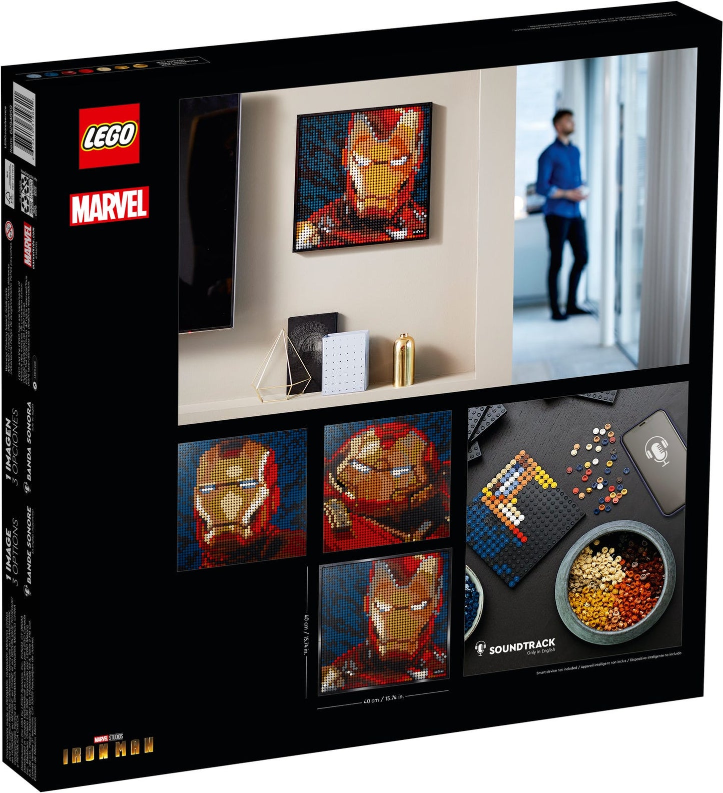 Lego Art Marvel Studios Iron Man Art 31199