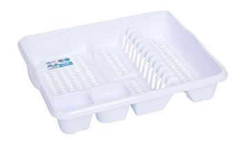 Wham Casa Large Dish Drainer Ice White