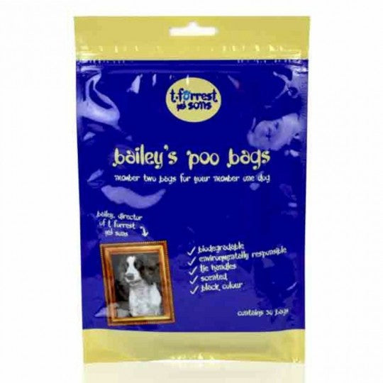 T Forrest Baileys Poo Bags 50 Bags