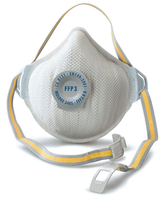 Moldex 3405 Air Plus Series 3000 Reusable Mask FFP3 - R D Ventex Valve