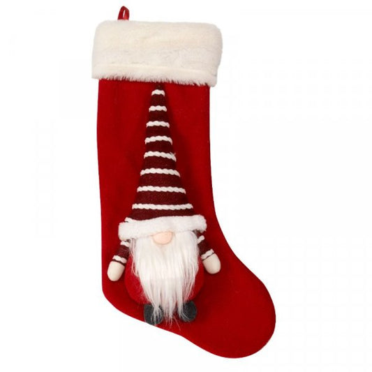 Three Kings Gonkert Stocking - Red