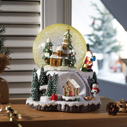 Three Kings Village Wonderland Snow Sphere 12cm