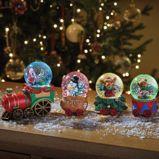Three Kings All Aboard! Snow Sphere Express 6cm