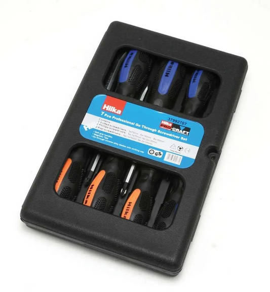 Hilka 7 Piece Go-Thru Screwdriver Set
