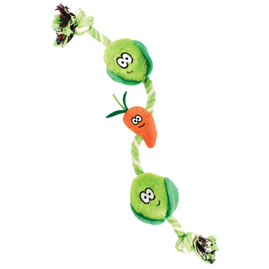Happy Pet Dog Toy Christmas Veggie Rope