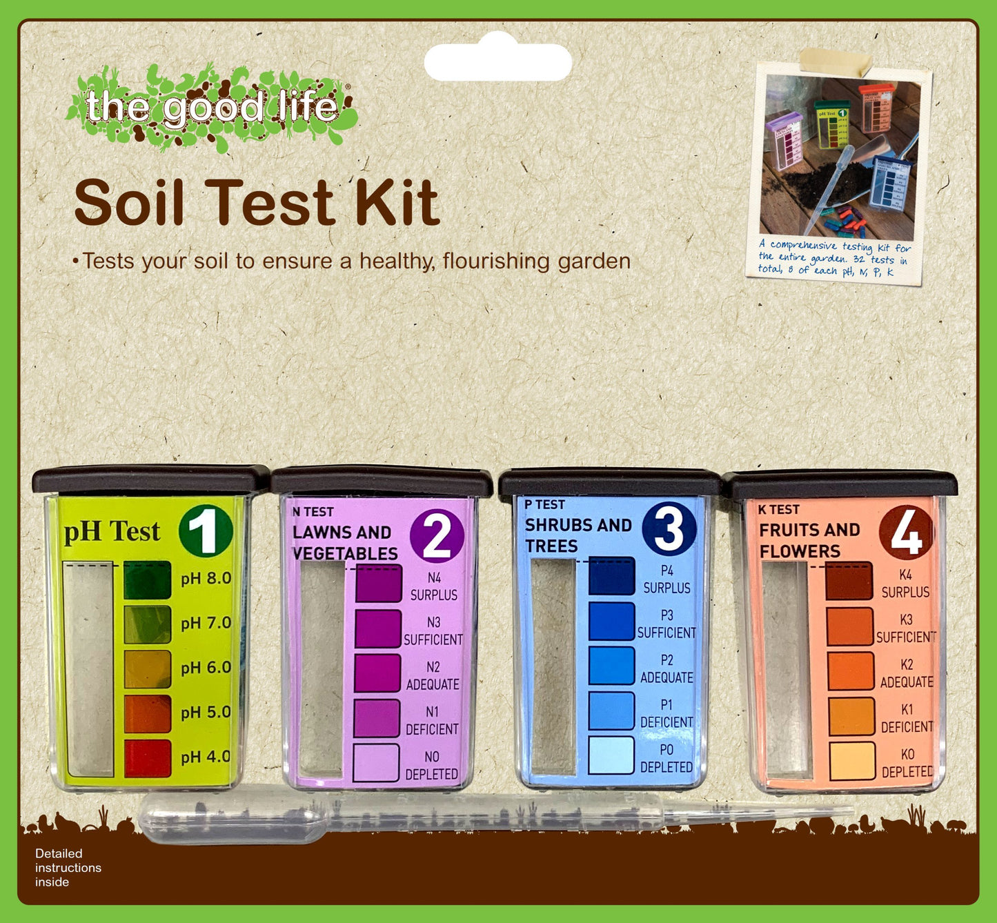 The Good Life Soil Test Kit