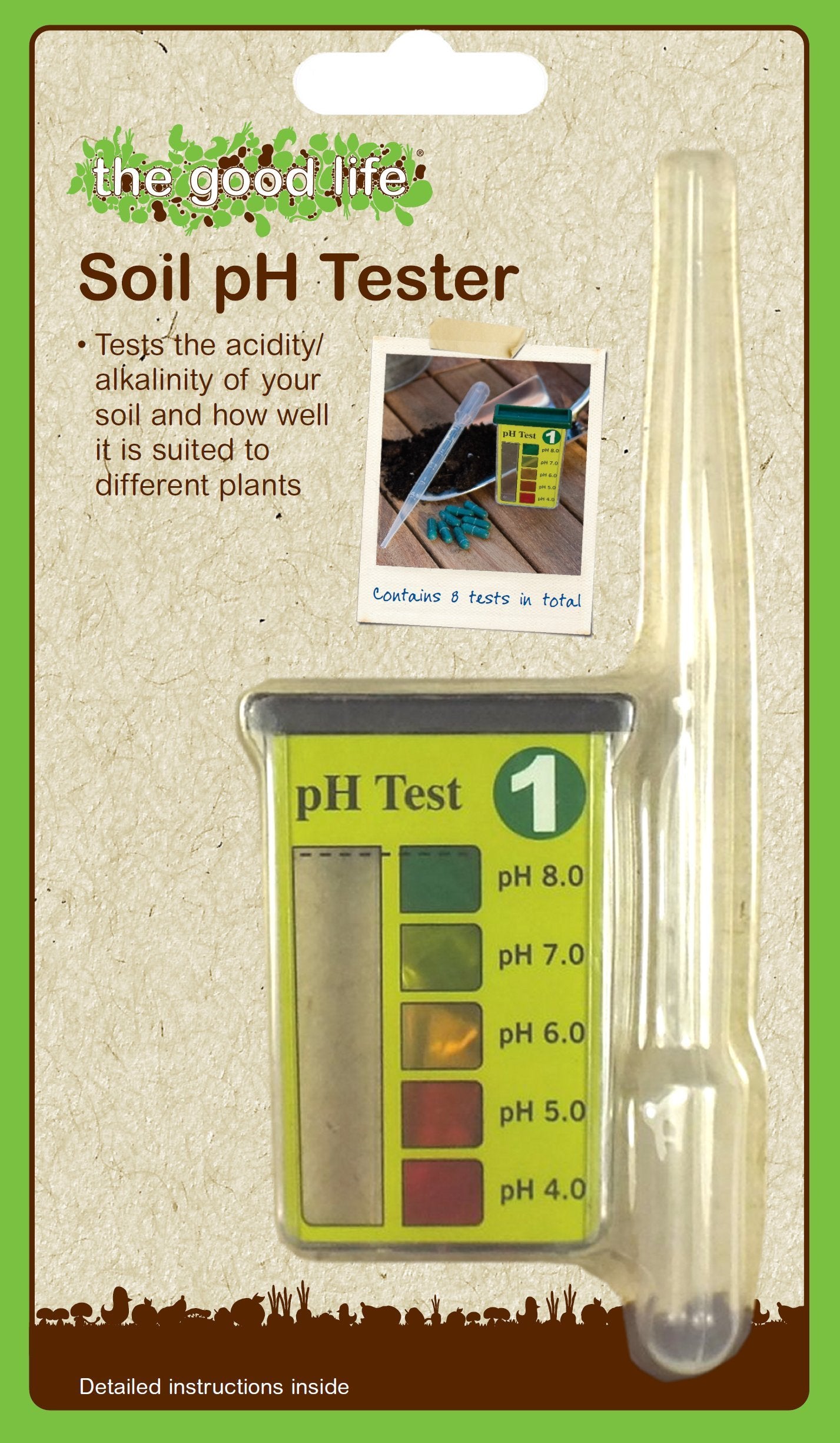 The Good Life Soil pH Tester
