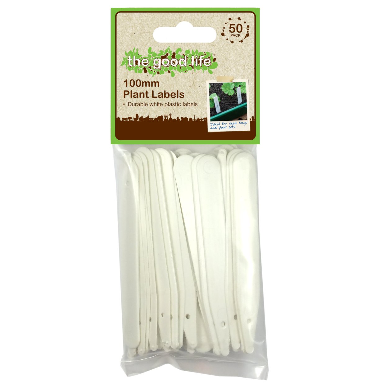 The Good Life Plant Labels 10cm x50