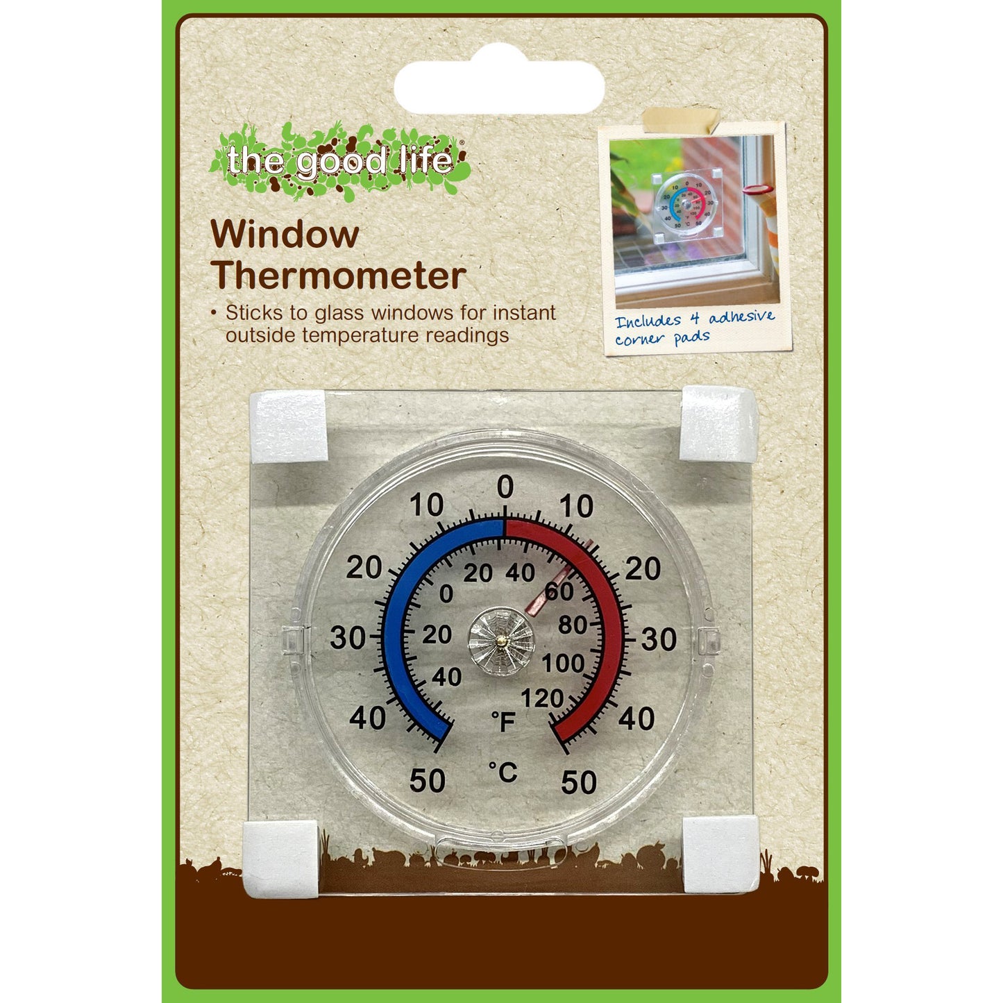 The Good Life Window Thermometer