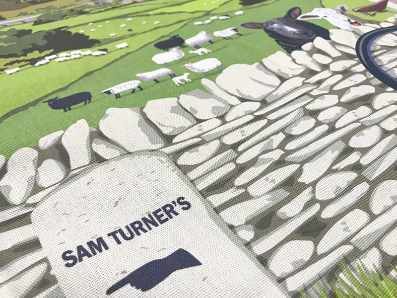 Sam Turner's North Yorkshire Cotton Tea Towel