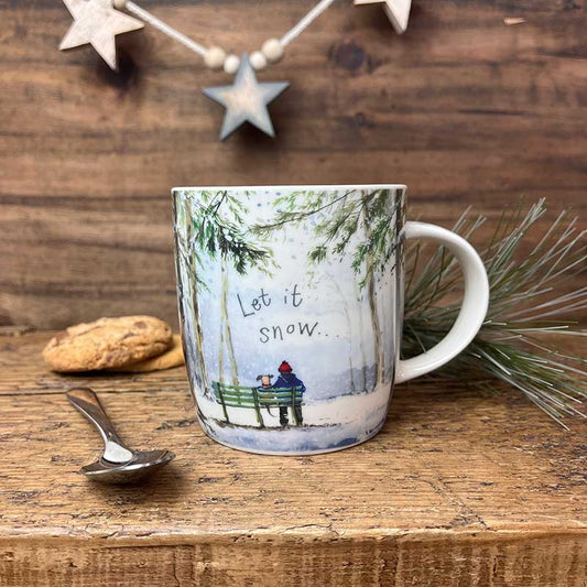 Alex Clark Christmas Winter Walks Mug