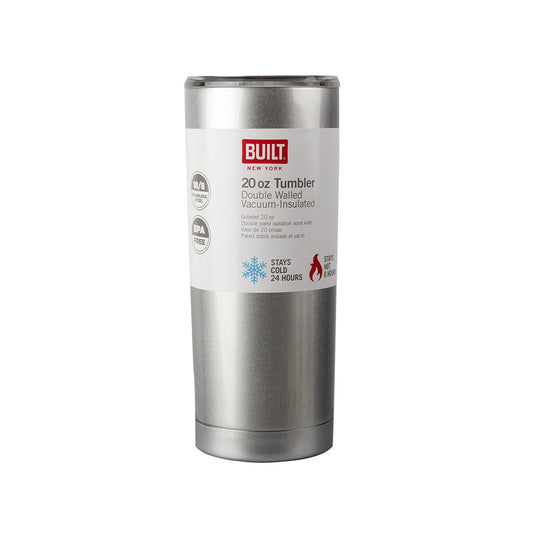 Built Double Wall Insulated Water Tumbler Metallic 590ml